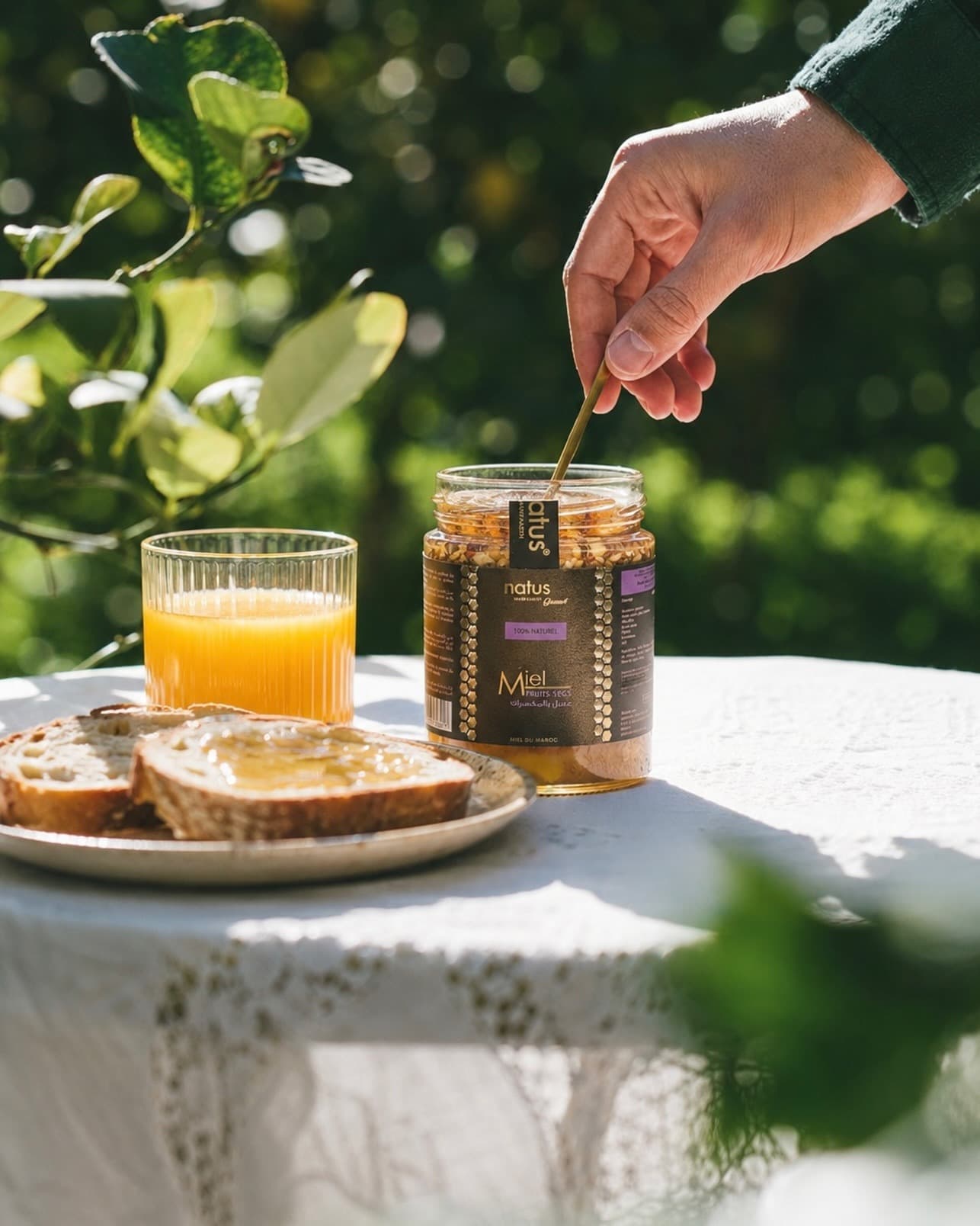 Miel Natus Gourmet au petit-déjeuner