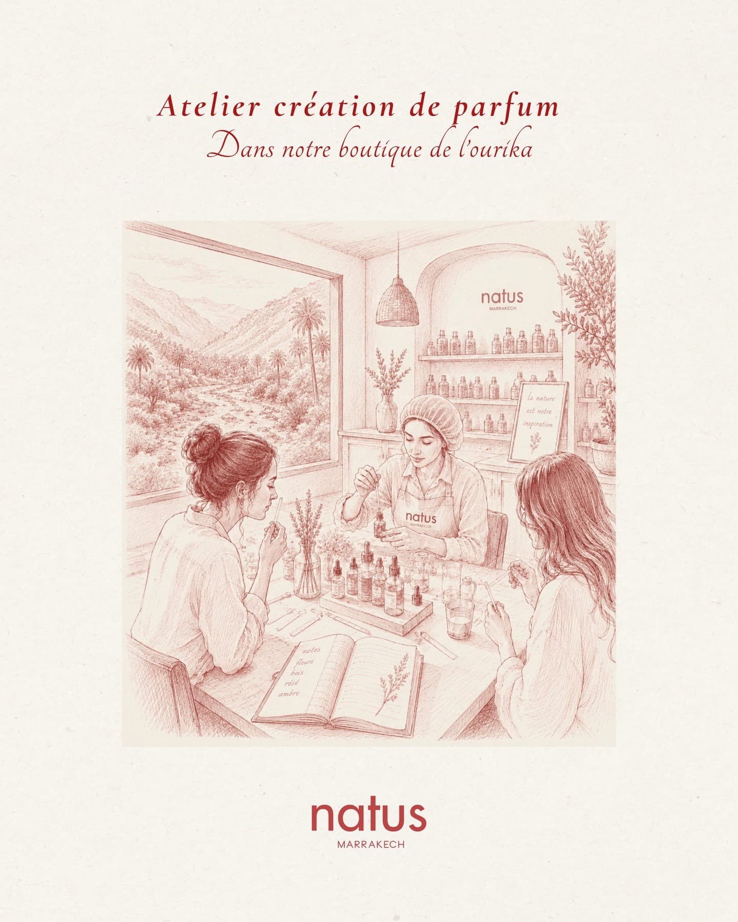 Atelier création de parfum