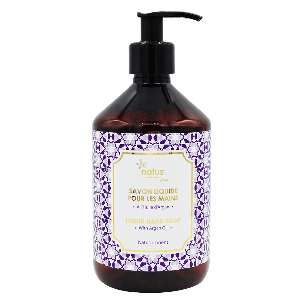 Savon liquide pour les mains à l'huile d'argan